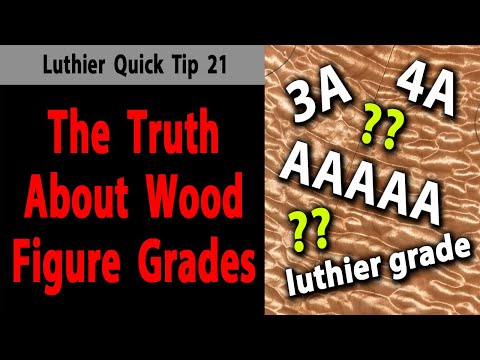 Luthier Quick Tip 21 The Truth About Wood Figure Grades