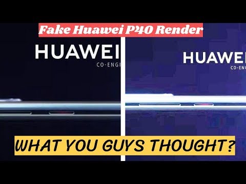 The fake Huawei P40 render | P40 Series | Huawei P40 Leaked Image | The Tech Bite