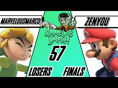 GameLab-Smash #57 MarvelousMarco (Toon Link) Vs Zenyou (Mario)