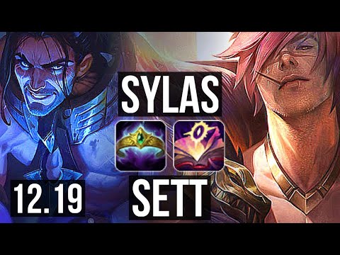 SYLAS vs SETT (MID) | 69% winrate, 3/1/5 | KR Master | 12.19