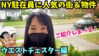 日本からニューヨークにやって来る駐在員たちはどんな街、どんな物件に住んでいるの？今回は今、人気沸騰中のウエストチェスターをご紹介します。物件の内見あり。