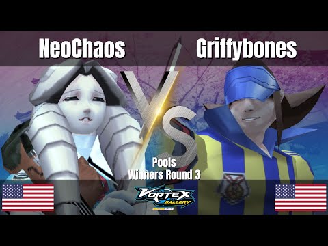 NeoChaos (Yurika) vs Griffybones (Roberto) - Vortex Gallery Online 2023 Project Justice Winners R3