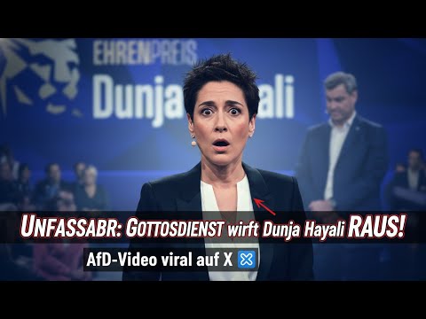 Unfassbar Gottesdienst wirft Dunja Hayali raus während AfD Video auf X viral geht