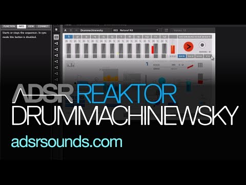 NI Reaktor - Using Drummachinewsky - How to Tutorial