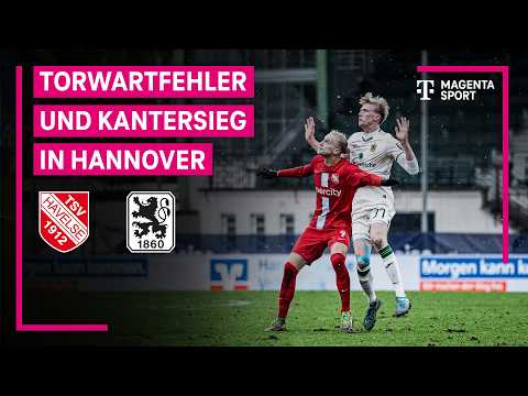 TSV Havelse - TSV 1860 München, Highlights mit Live-Kommentar | 3. Liga | MAGENTA SPORT