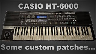 Video thumbnail for Casio HT-6000 Some custom patches by Najvrtson