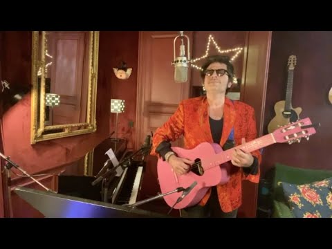 -M- "Les mots bleus" (Hommage à Christophe lors du Live maison du 02.04.2020)