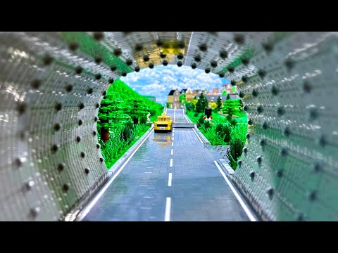 Straßentunnel - Bau einer Lego Stadt Teil 287.