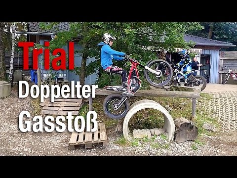 Doppelter Gasstoß · Motorrad Trial Fahrtechnik · Fabio Mascher