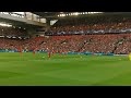Liverpool fans sing Fields of Anfield Road - CL Semi Final vs Villarreal
