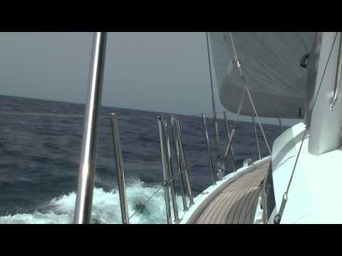 Sailing from Corsica to Marseilles aboard the Jeanneau 64