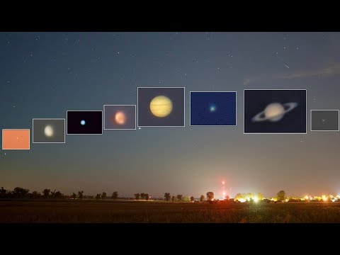 All planets of the Solar System (including Pluto)! - Planet Parade 2022.  I caught them all!