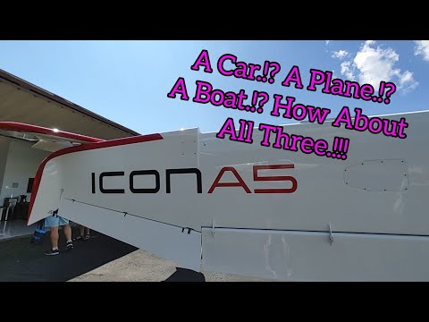 EXCLUSIVE Exterior Walkaround Tour Of The Icon A5 Amphibious "Flying Car" 9/11/2021