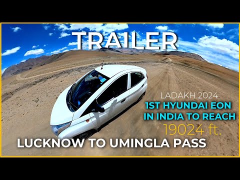 World's 1st Hyundai Eon at Umling La Pass