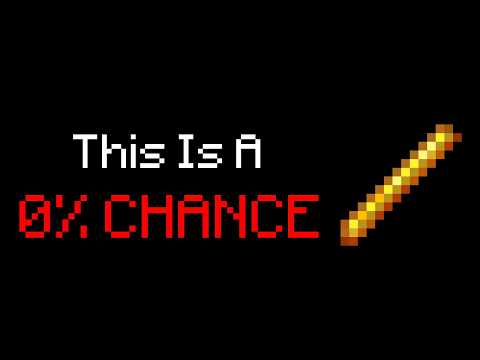 I Beat Hardcore Minecraft With The WORST Possible Luck