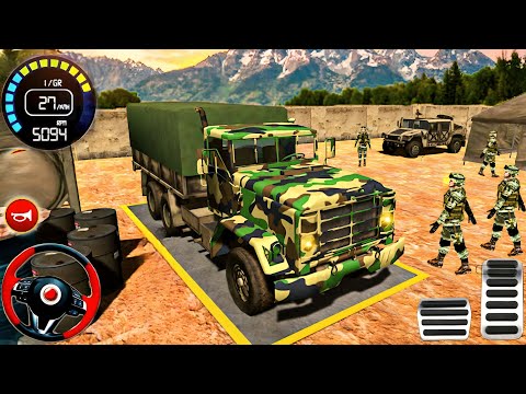 Army Truck Transport Offroad Simulator - US Cargo Vehicle Driving Mountain 3D - Android Gameplay
