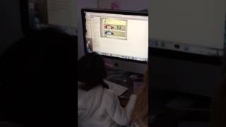 Kiara's computer lesson