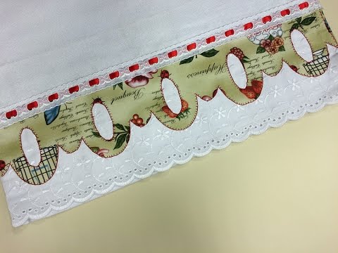 Programa Arte Brasil - 30/07/2015 - Deize Costa - Pano de Copa com Barrado Arcos