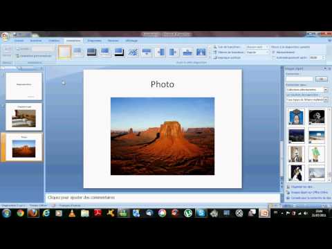 comment modifier diaporama powerpoint