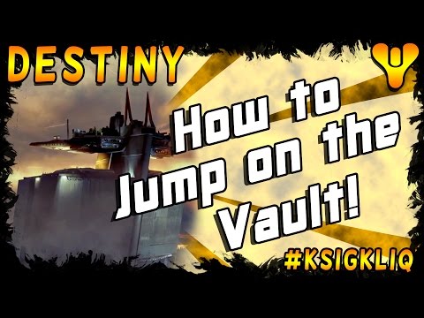Destiny How to Jump on the Vault in the Tower