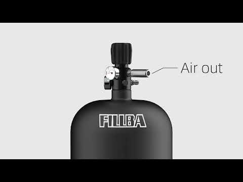 Fillba Paintball Fill Station，Scuba Diving paintball Tank Regulator Valve High Pressure adapter