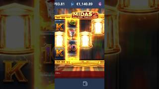 Midas Golden Touch FREE SPINS Go INSANE! π±π° #slotshorts #freespins #SlotShorts #BigWin #slotwin