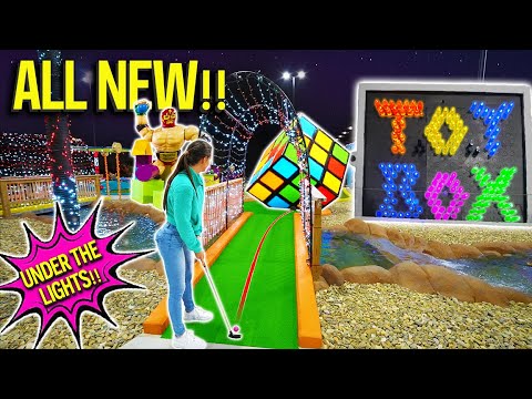Amazing FIRST OF IT’S KIND Mini Golf Course! - Crazy Course!