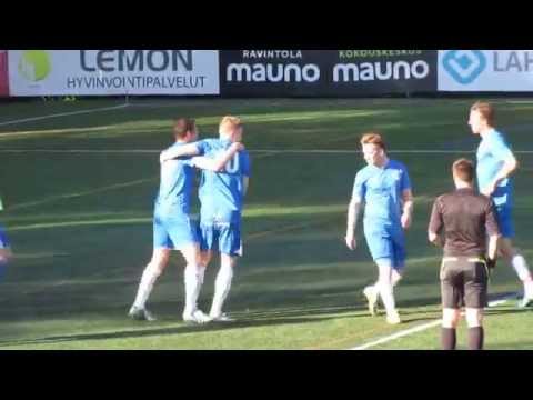 TPK2 scoring their first goal against FC Bosna