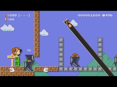 IMPOLITE MACROBIOTICS ~ Easy 100 Mario Challenge - Super Mario Maker - No Commentary 1bs