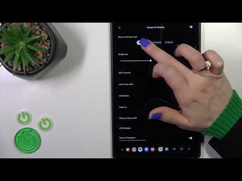How to Customize the Always On Display Theme on SAMSUNG Galaxy Tab A9 - Muviz Edge App
