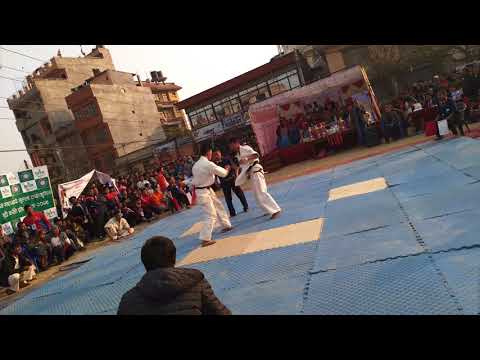 65 kg final player of  (Nepal strongest kyokushin karate)