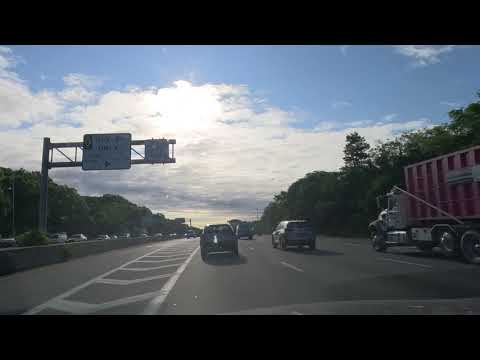 Interstate I 495 East Exit 61 into Patchogue, Long Island - June 05 2023