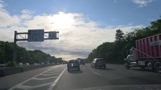 Interstate I 495 East Exit 61 into Patchogue, Long Island - June 05 2023