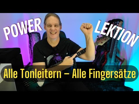 Power-Lektion: ALLE Dur- und Moll-Tonleitern mit ALLEN Fingersätzen