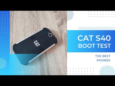 CAT S40 BEST Phones For Construction Worker (Boot test) *Heavy Phone*