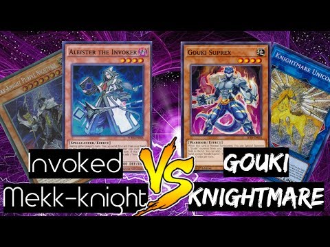 Gouki Knightmare vs Invoked Mekk-Knight//Live Duel Commentary!!