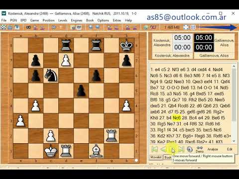 Kosteniuk alexandra and galliamova alisa 2011 10 19   rusia 1 0