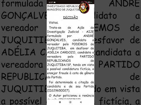 JUSTIÇA ELEITORAL MANDA SUSPENDER DIPLOMAÇÃO DOS CANDIDATOS DO PSD DE JUQUITIBA.
