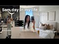 5AM DAY IN MY LIFE Morning Gym Routine Healthy Girl Habits Mindset Decorating My Apt More
