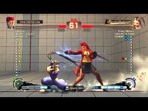 Super Street Fighter 4 - Orgy ( Viper ) Vs Vinny ( Ibuki ) ..^.^..
