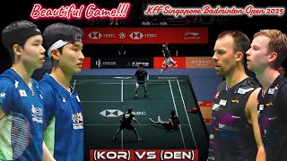 Download lagu Beautiful Game!! 'Kim Wonho/Seo Seungjae' square off against 'Astrup/Rasmussen' | SF Badminton KSO25 mp3