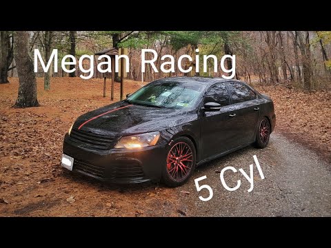 Volkswagen Passat 2.5 5 Cylinder LOUD Exhaust Setup - Megan Racing M-spec II *BABY V10*