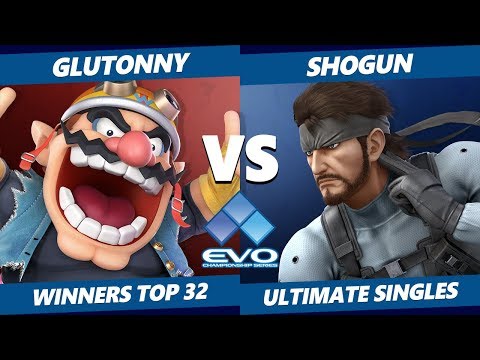 EVO 2019 SSBU - SLY | Glutonny (Wario) Vs. Shogun (Snake) Smash Ultimate Tournament Top 32