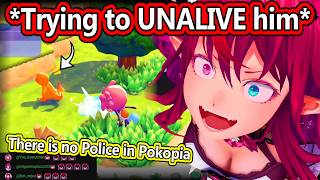 IRyS Trying to UNALIVE Charmander in Pokémon Pokopia is Hilarious...