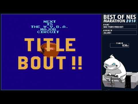 Best of NES Marathon 2018 - Mike Tyson's Punch out!!
