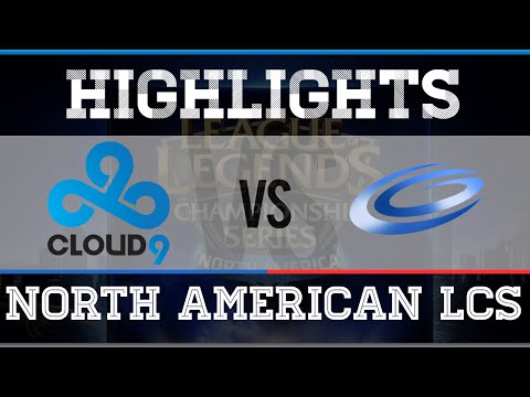 NA LCS Spring 2015 Highlights : Cloud 9 vs Team Coast (W3D2)