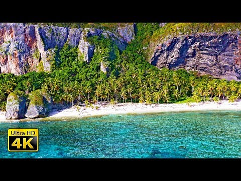 4K Video Ultra HD - Fly Away to a Tropical Island!