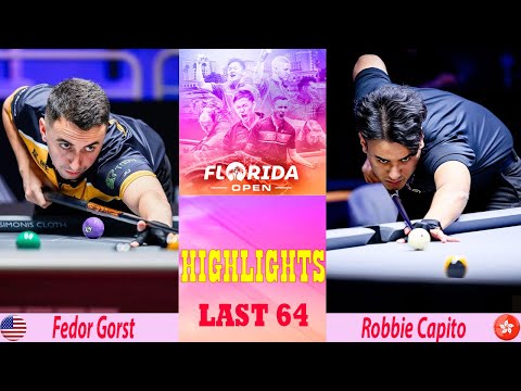LAST 64 | Fedor Gorst vs Robbie Capito | Florida Open Pool Championship