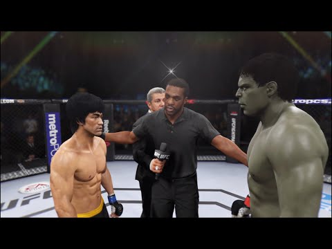 UFC 2 - Bruce Lee vs. Incredible Hulk - Crazy UFC 👊🤪