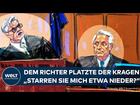 EKLAT IN NEW YORK: Trumps Schweigegeldprozess jäh unterbrochen! Entlastungszeuge provoziert Richter